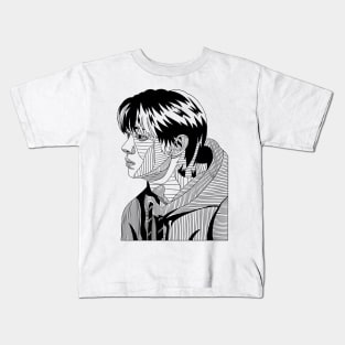 Sunghoon line-shaded Kids T-Shirt